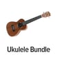 Ukulele Bundle: Kine'o Soprano Ukuleles & Hal Leonard Ukulele Method, Vol. 1 Bundle
